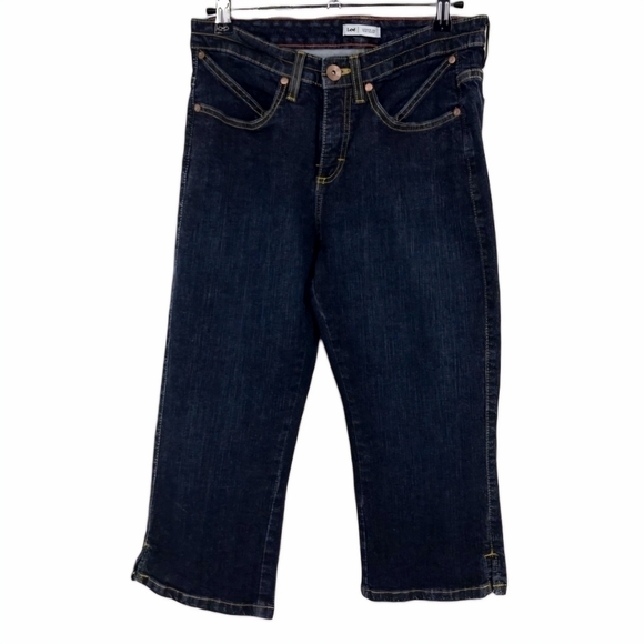 Lee Lower on the Waist Capri Jeans Size 8M - Picture 1 of 10